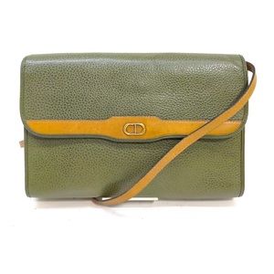 CHRISTIAN DIOR CROSSBODY LEATHER BAG (VINTAGE)